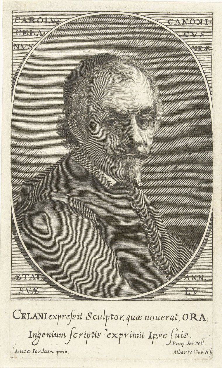 Carolus Celanus portréja alkotó: Albertus Clouwet