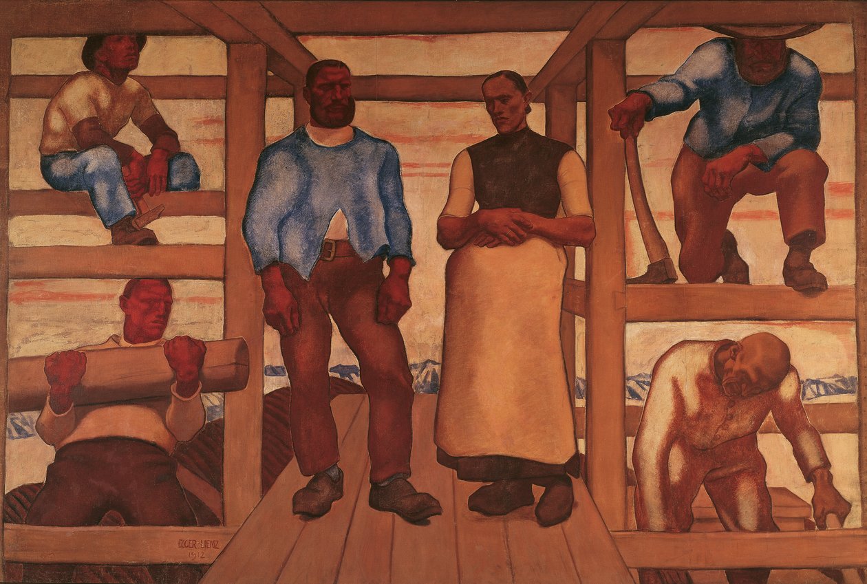 Az élő alkotó: Albin Egger Lienz
