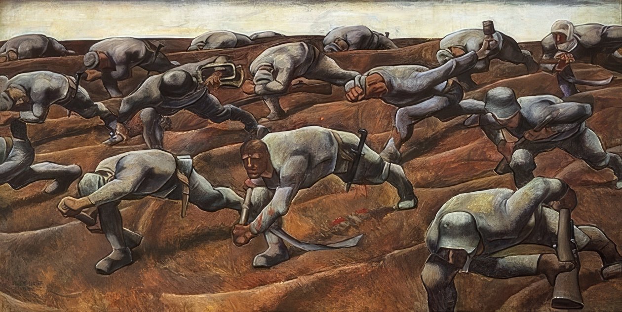 A névtelenek. 1916 alkotó: Albin Egger Lienz