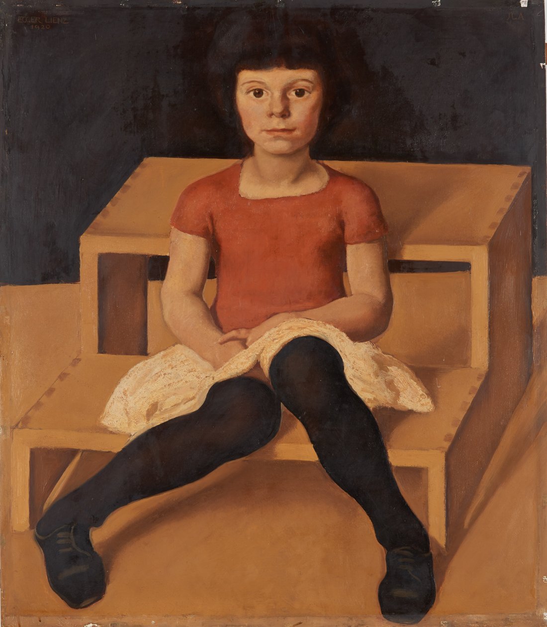 Ila, a művész fiatalabb lánya, 1920. alkotó: Albin Egger Lienz