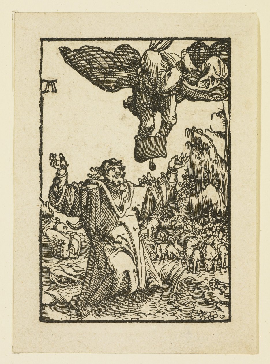 Angyal jelenik meg Joachimnak alkotó: Albrecht Altdorfer