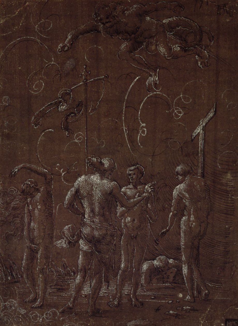 Krisztus Limbóban, 16. század alkotó: Albrecht Altdorfer