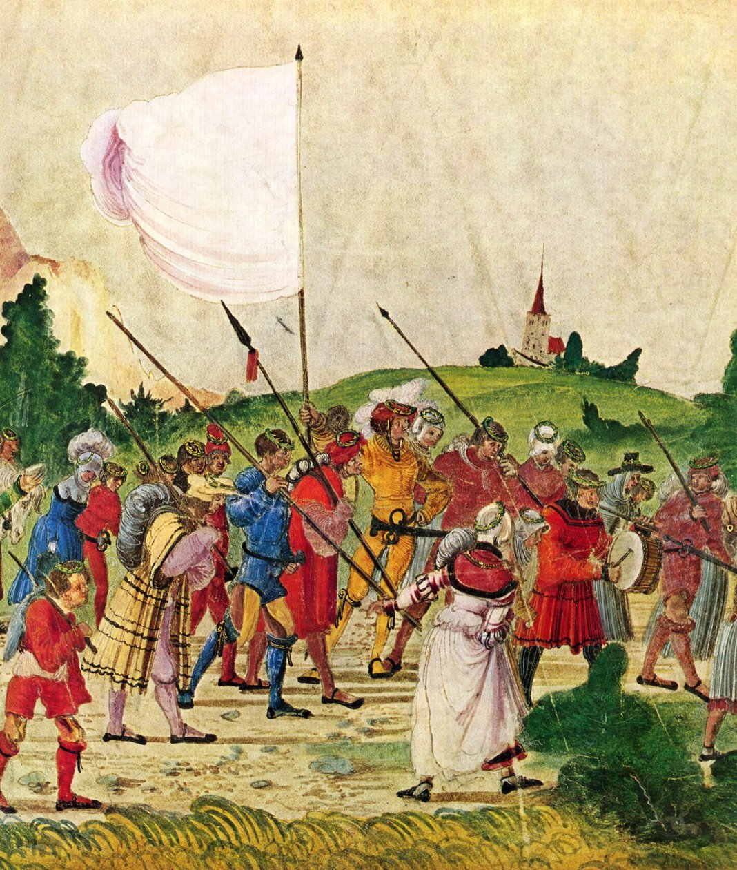 Az utánpótló vonat alkotó: Albrecht Altdorfer