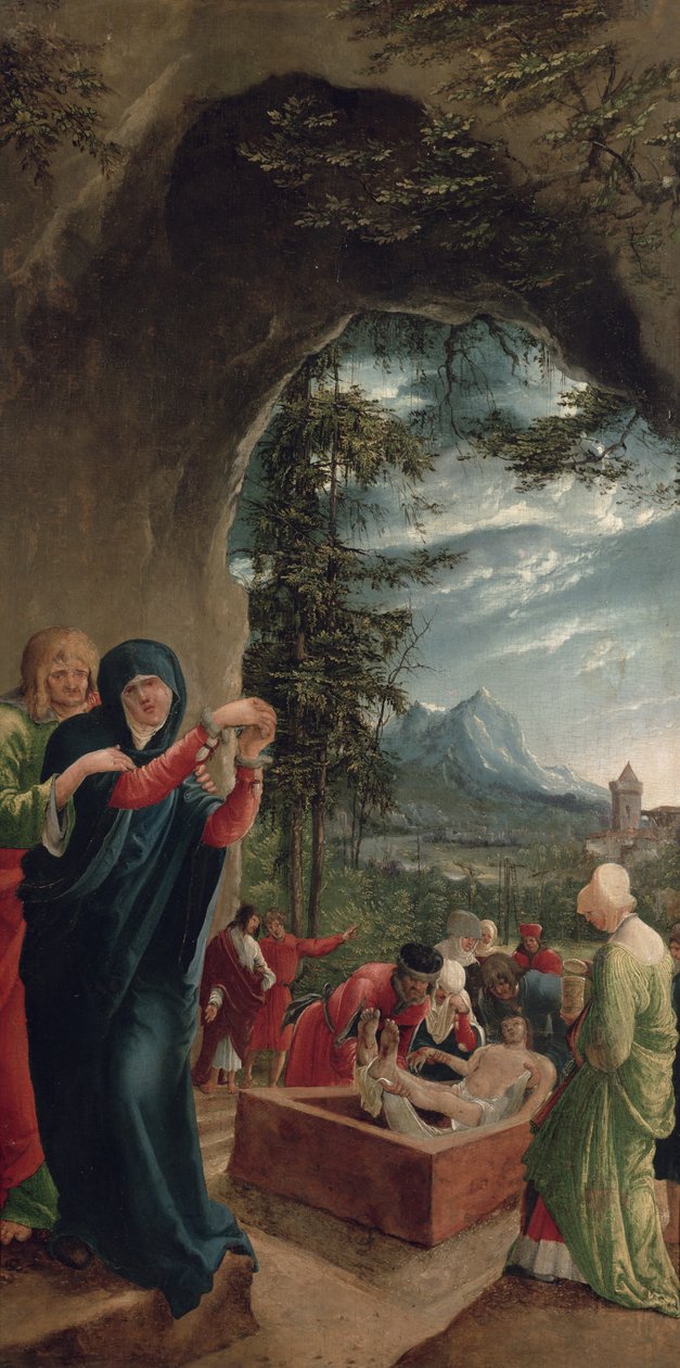 Krisztus temetése, 1518 alkotó: Albrecht Altdorfer