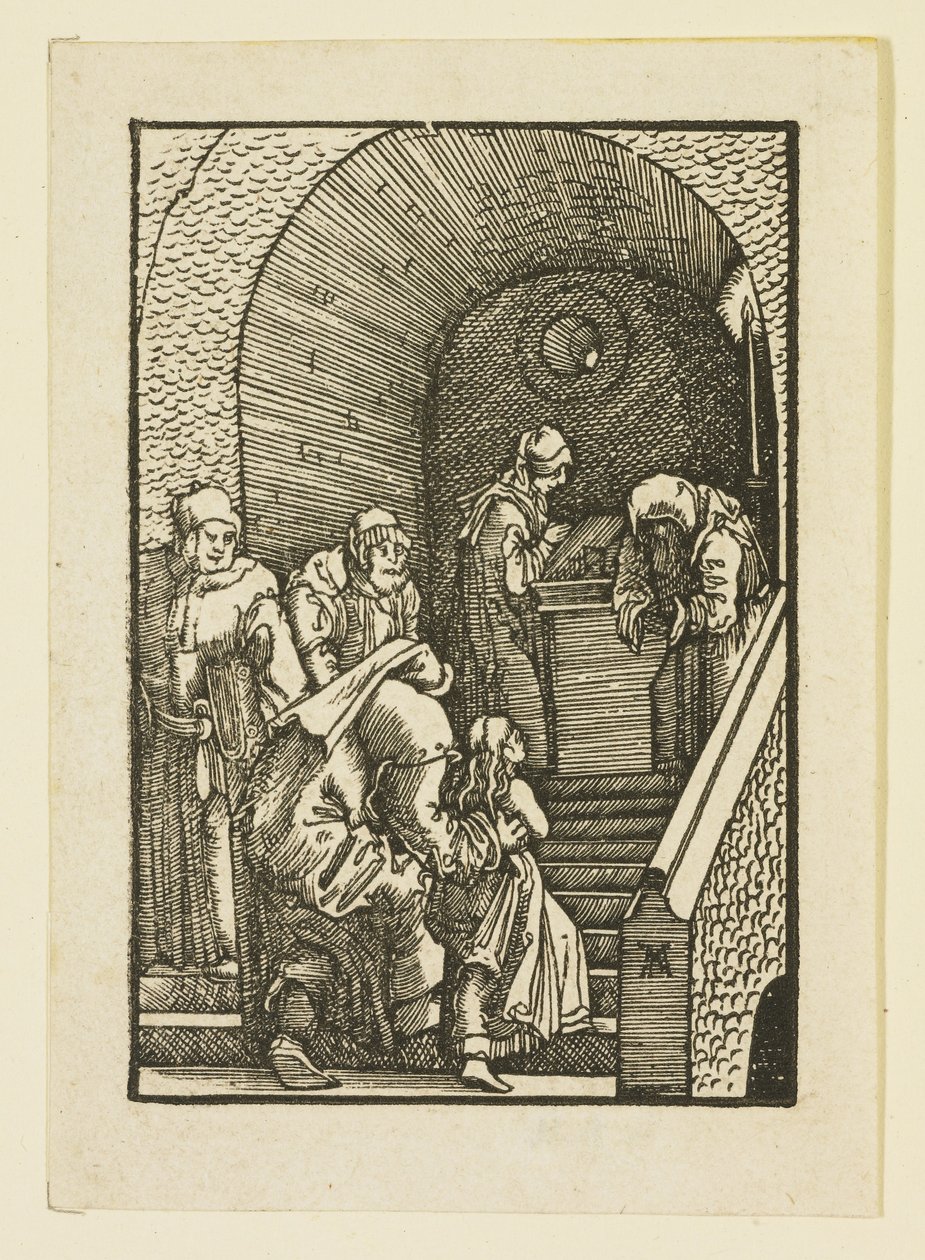 Szűz Mária bemutatása a templomban alkotó: Albrecht Altdorfer