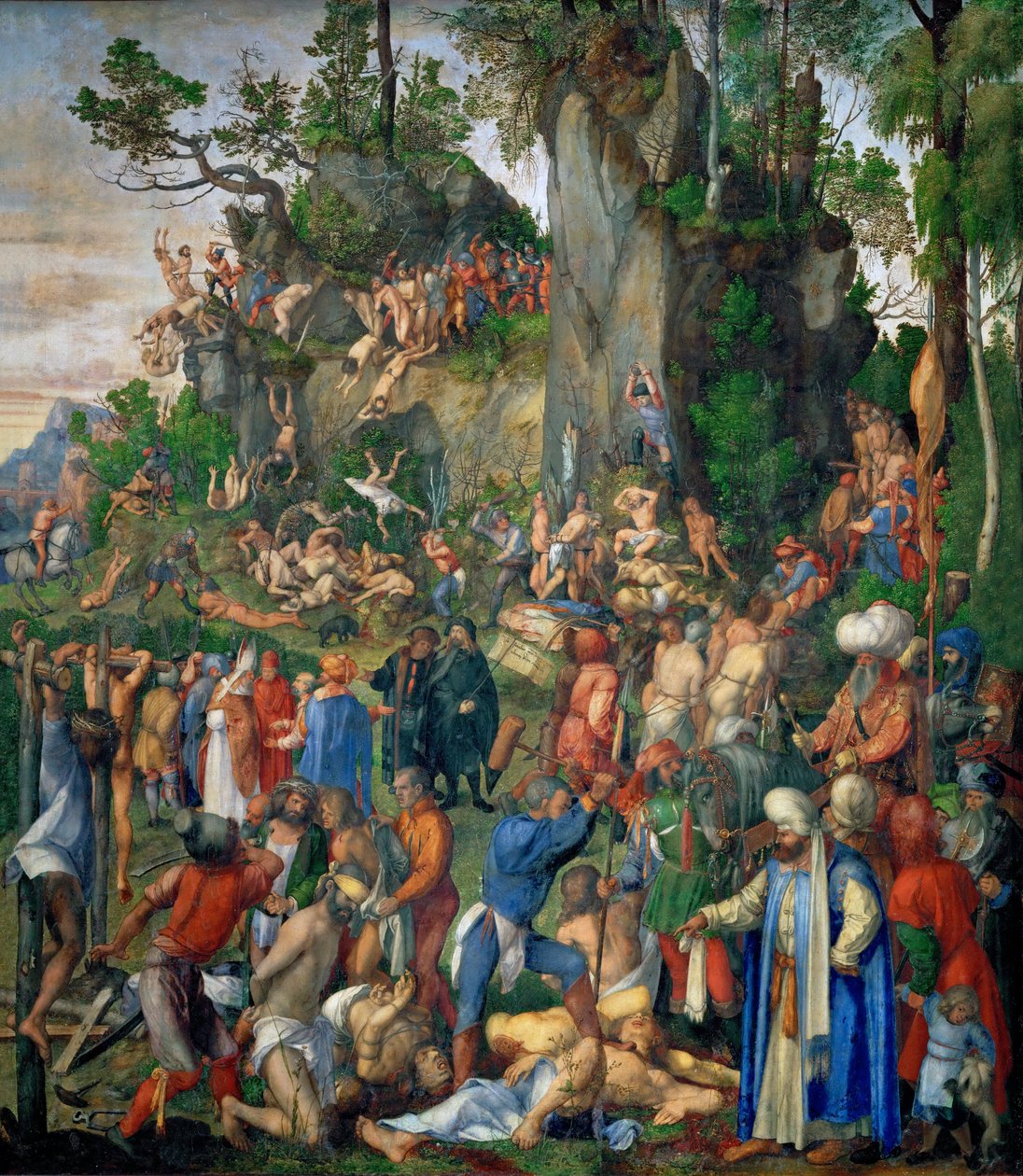 A tízezer keresztény kínzása alkotó: Albrecht Dürer