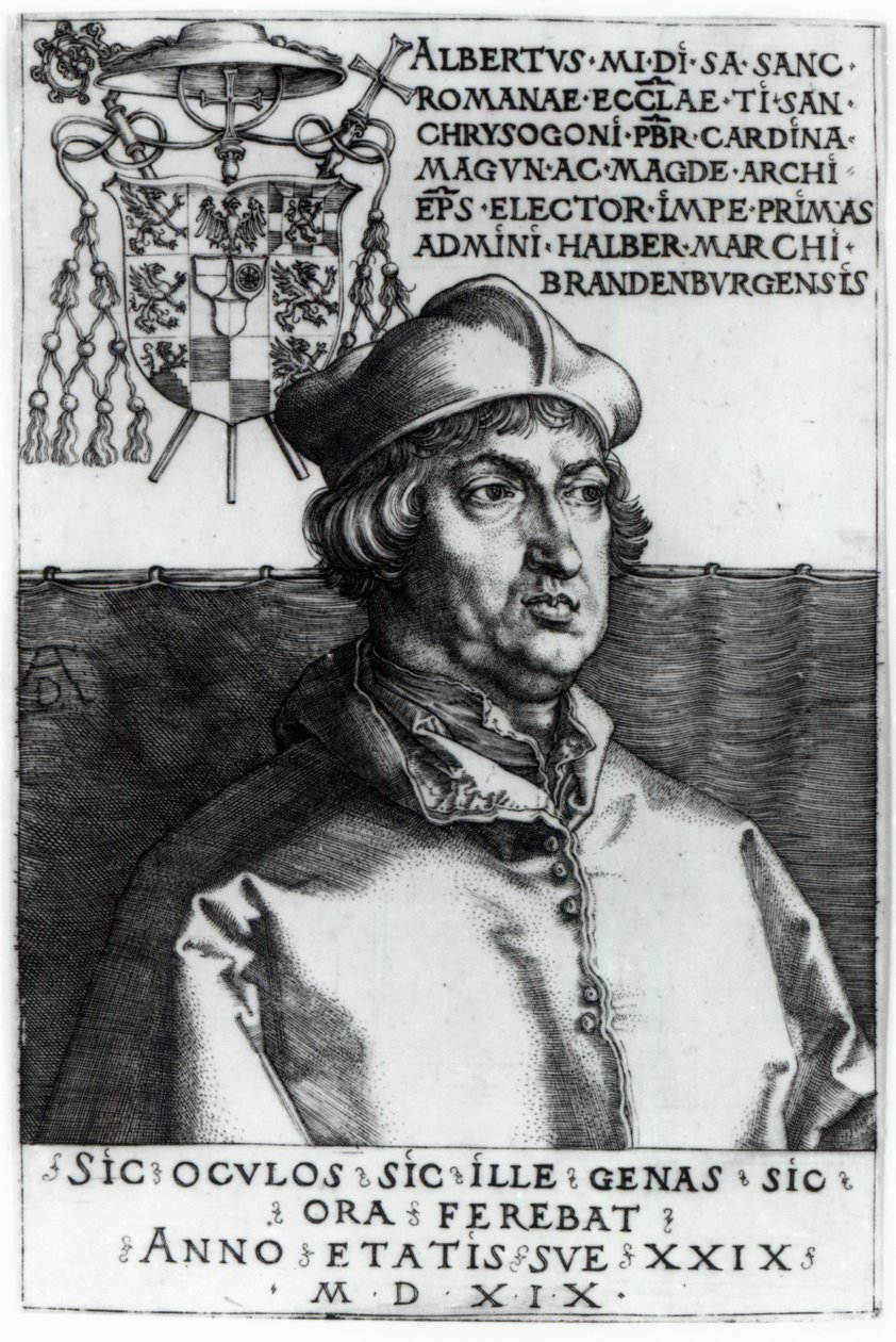 Brandenburgi Albrecht, 1519 alkotó: Albrecht Dürer