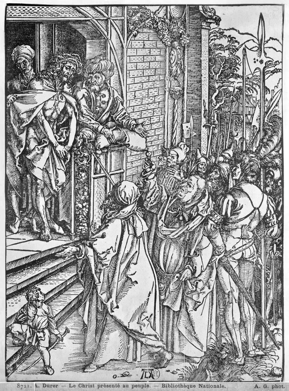 Krisztus bemutatta az embereknek alkotó: Albrecht Dürer