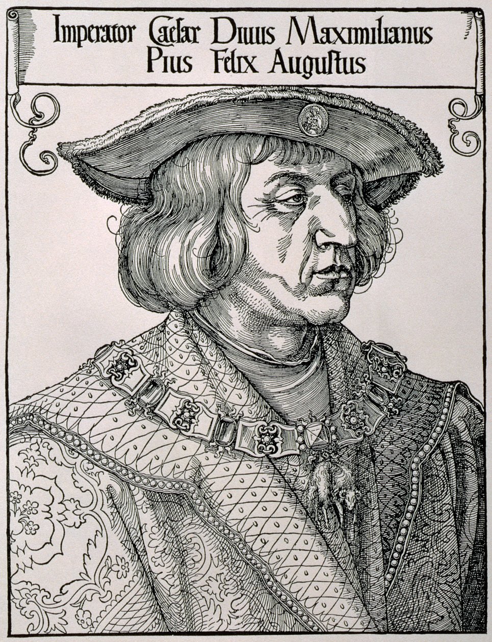 I. Maximilian német császár (1459-1519), 16. század eleje alkotó: Albrecht Dürer