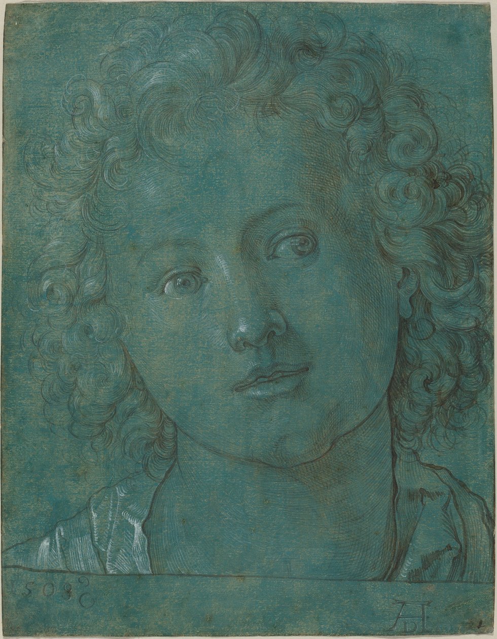 Egy fiú feje alkotó: Albrecht Dürer