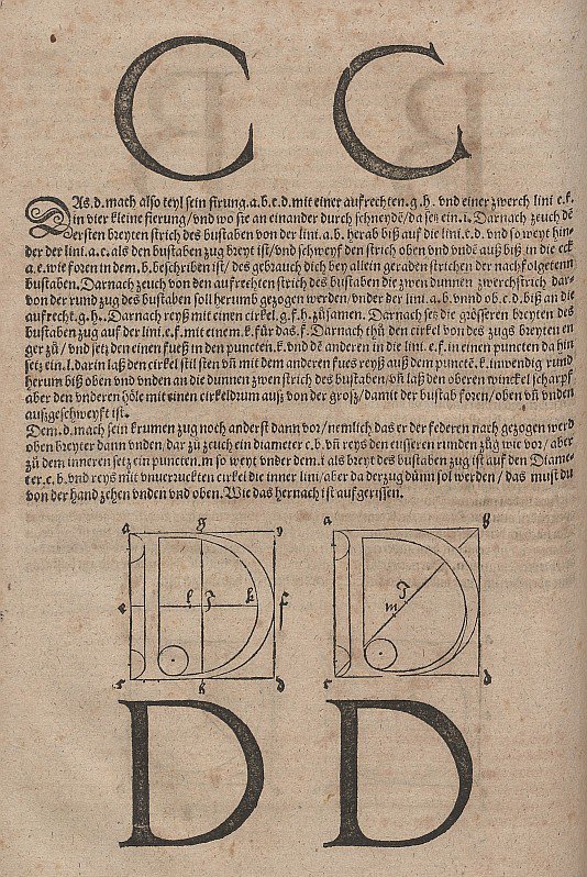 Betűk építése alkotó: Albrecht Dürer