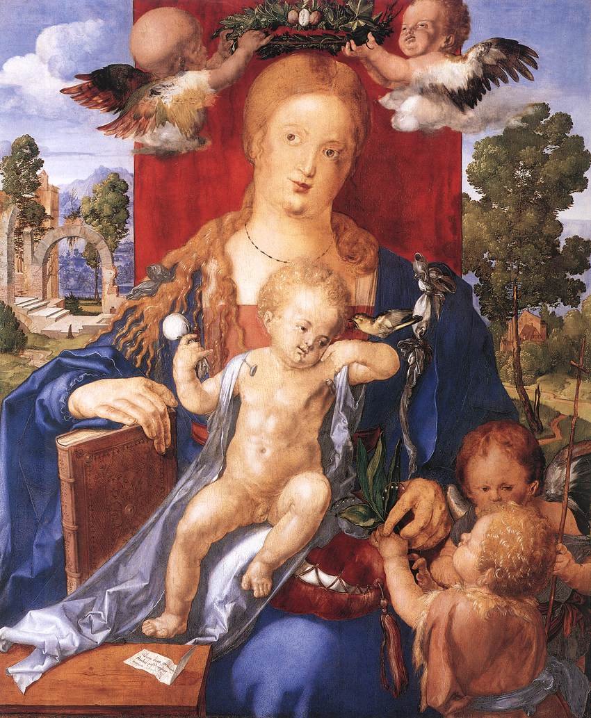 Madonna a Siskinnel alkotó: Albrecht Dürer
