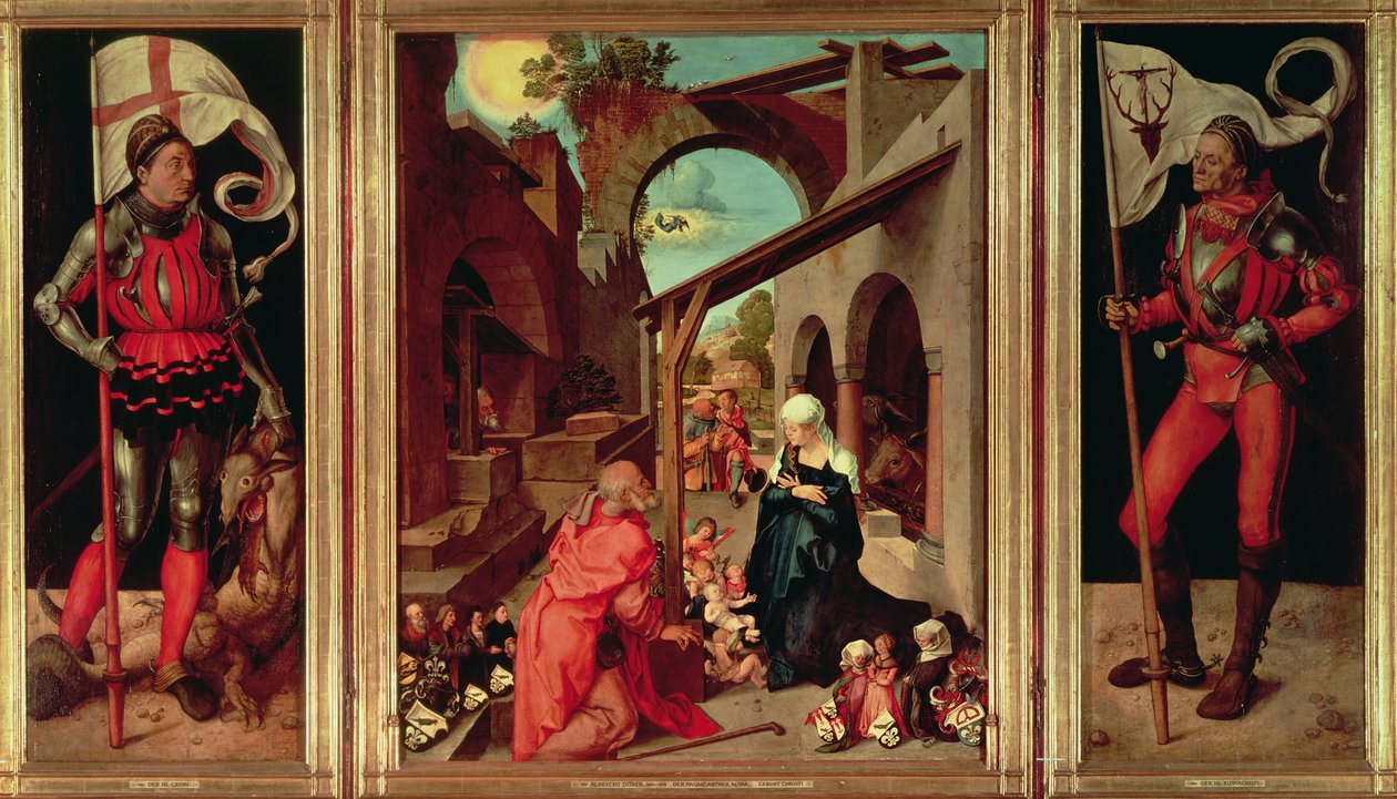 Paumgartner-oltár, 1500 körül (tempera a panelen) (lásd még: 61057 és 331713) alkotó: Albrecht Dürer