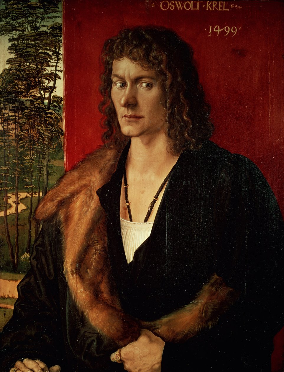 Oswolt Krel portréja, 1499 alkotó: Albrecht Dürer