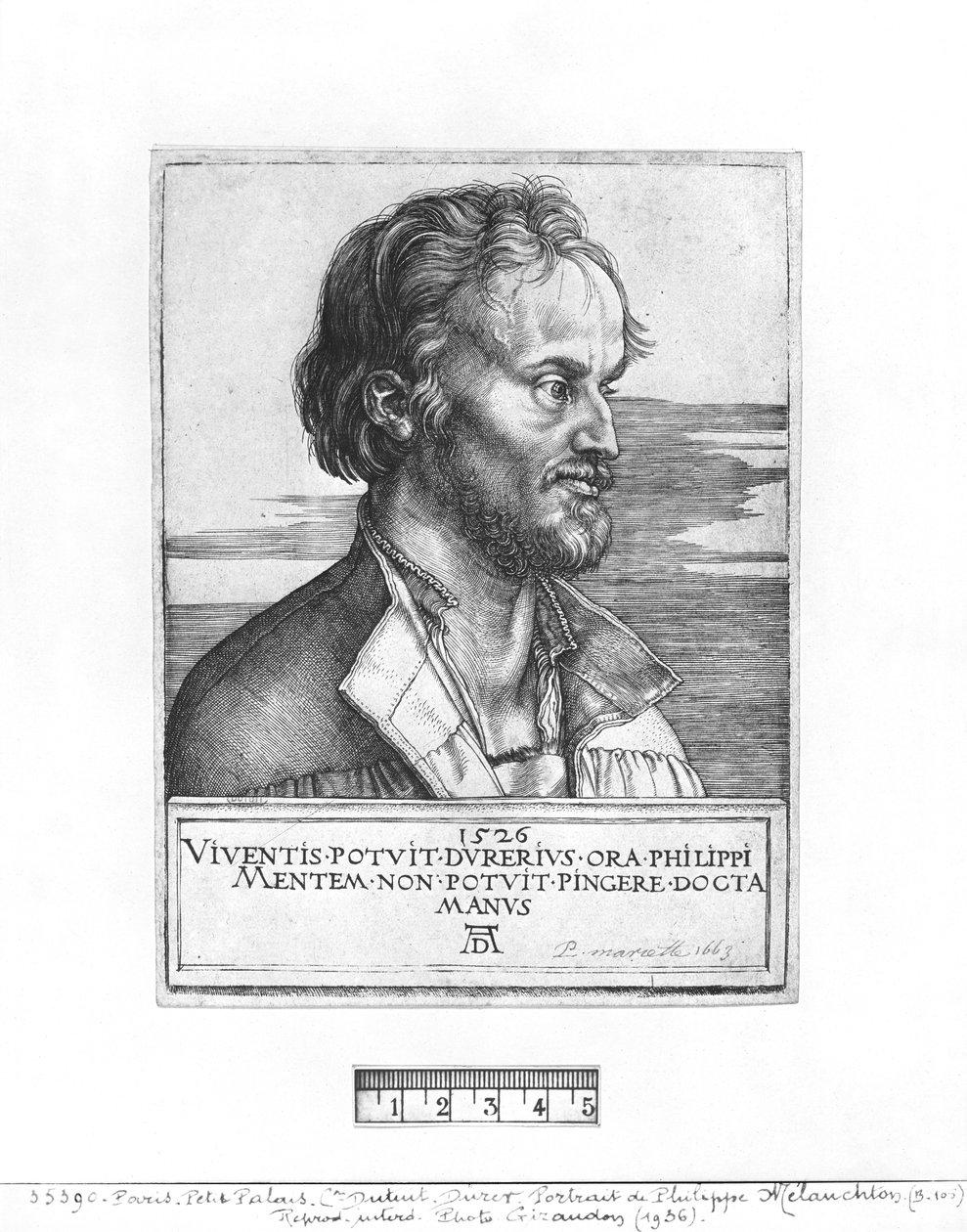Philipp Melanchthon portréja, 1526 alkotó: Albrecht Dürer