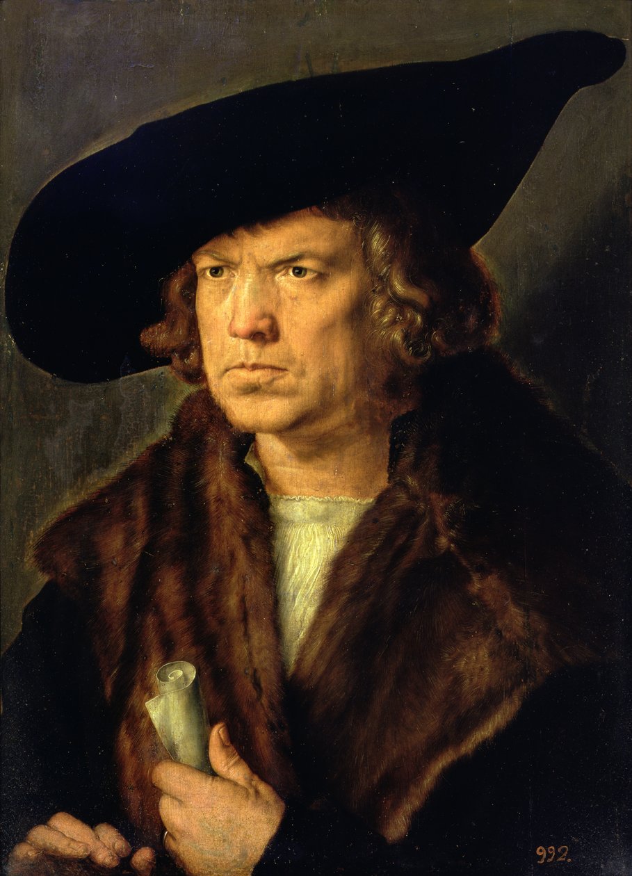 Egy ismeretlen férfi portréja, 1524 alkotó: Albrecht Dürer