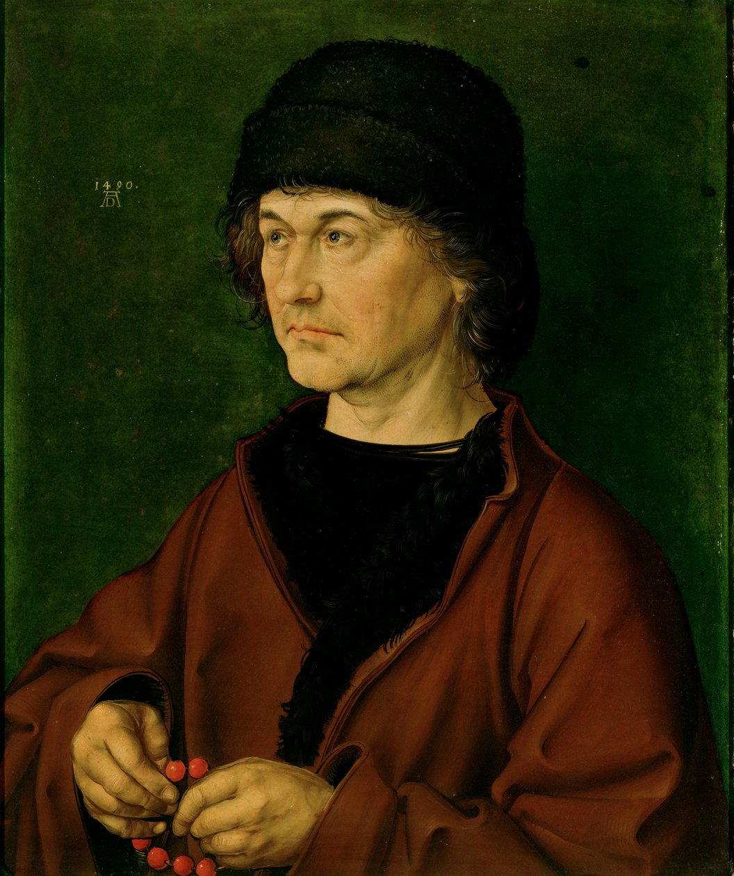 A művész apjának portréja, 1490 alkotó: Albrecht Dürer