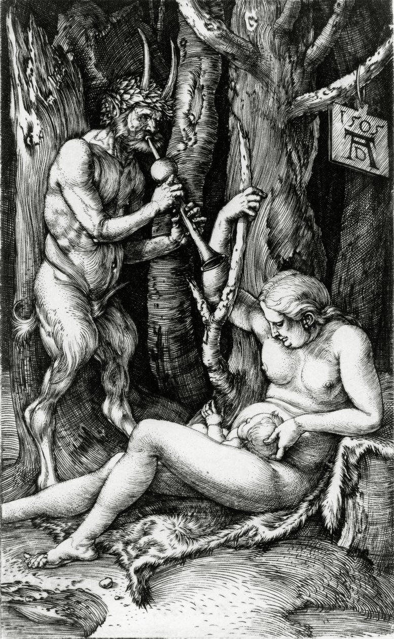Szatír család, 1505 alkotó: Albrecht Dürer