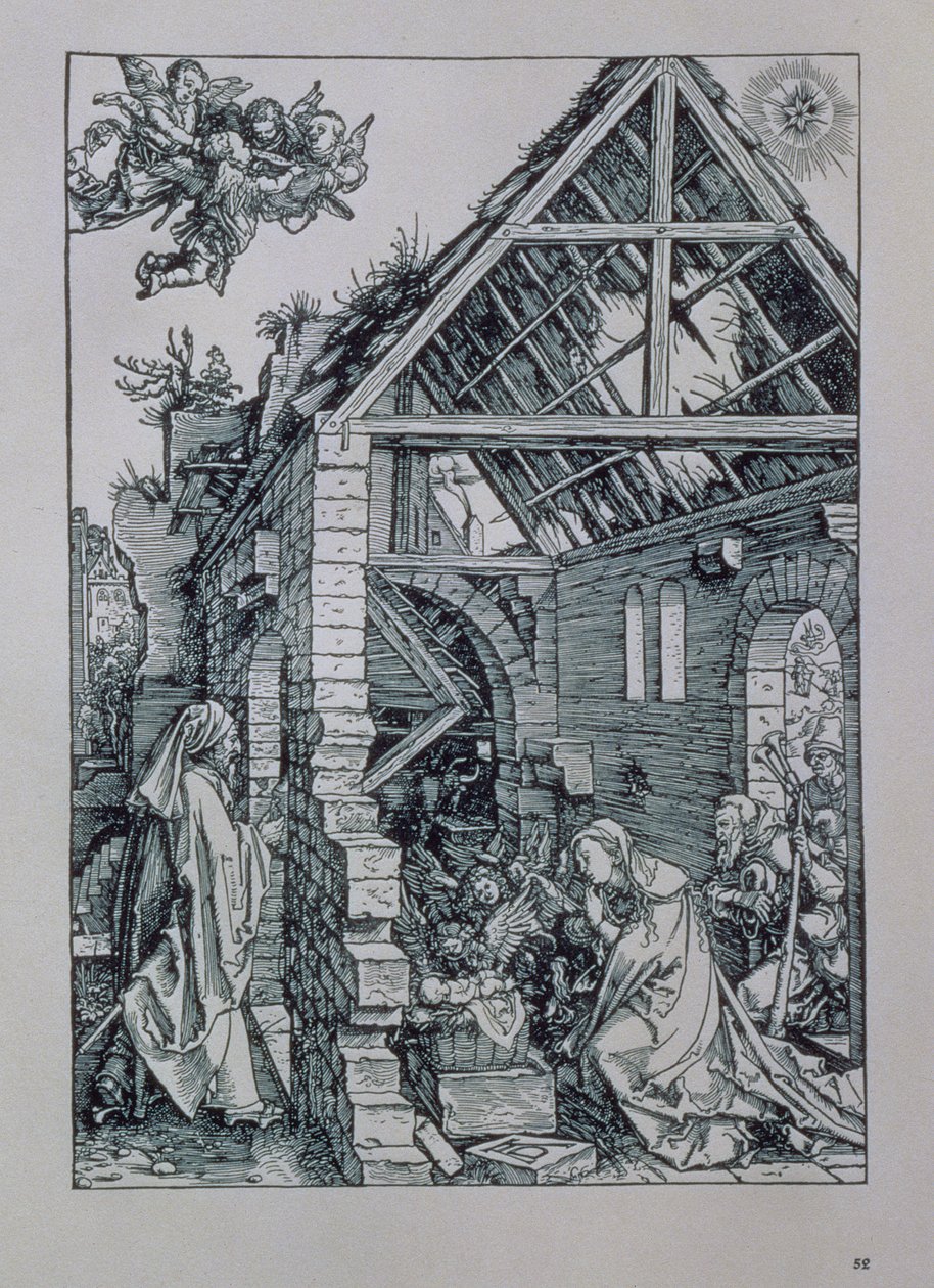 A Pásztorok imádata alkotó: Albrecht Dürer