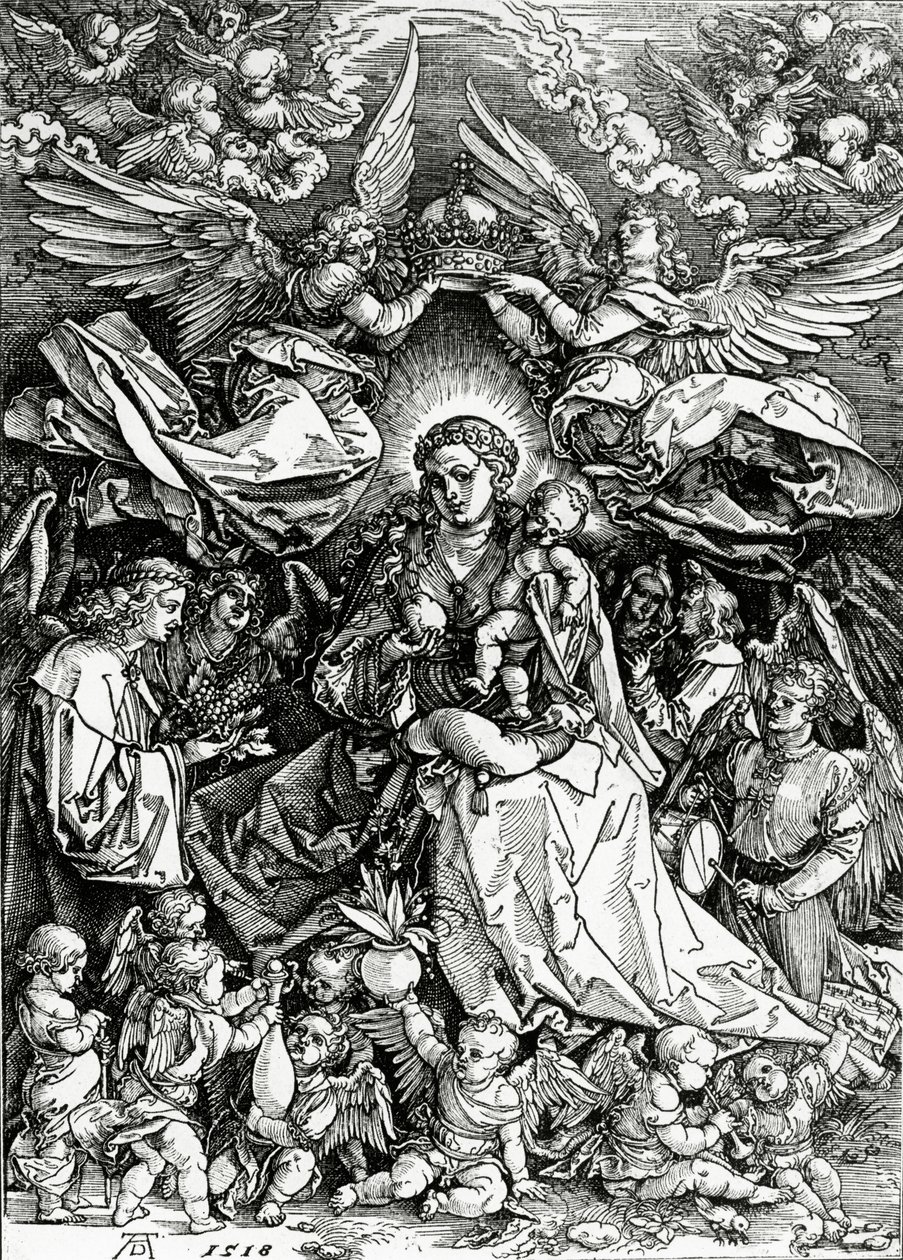 A Szűz és a Gyermek koronázása, 1518 alkotó: Albrecht Dürer
