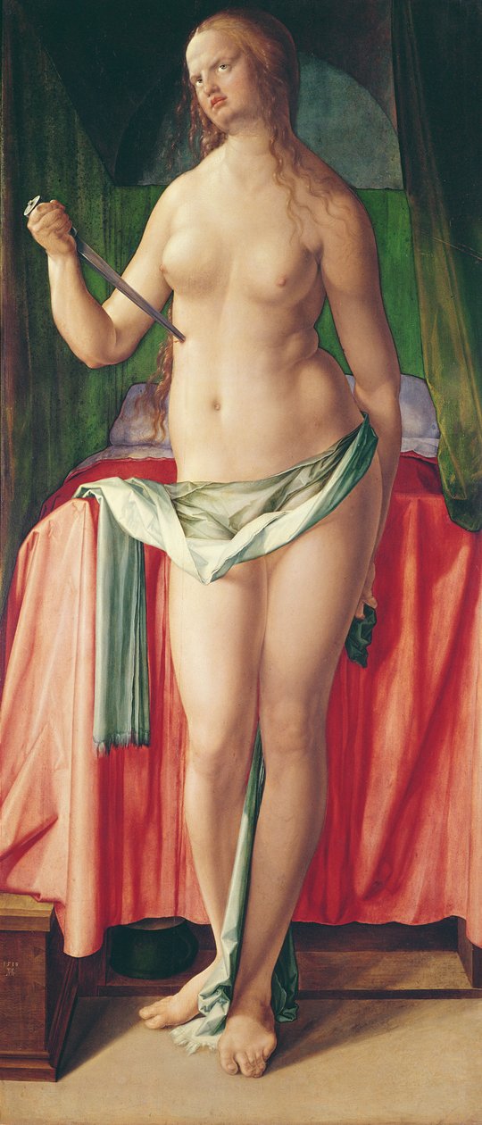 Lucretia halála, 1518 alkotó: Albrecht Dürer