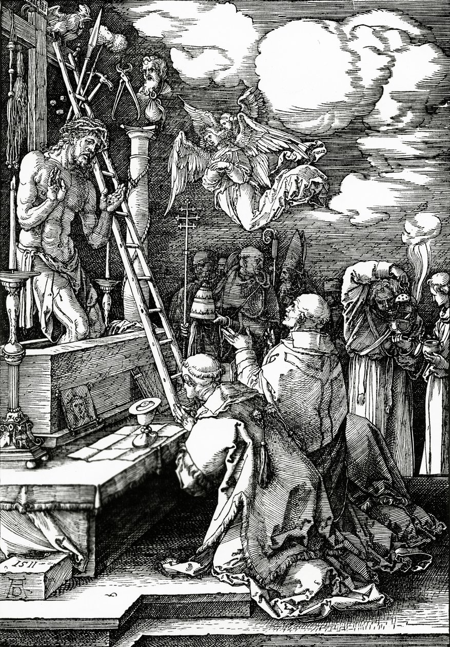 Szent Gergely miséje, 1511 alkotó: Albrecht Dürer