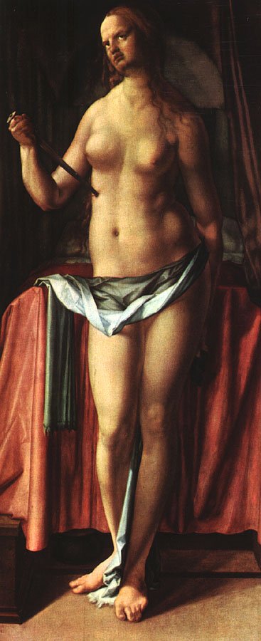Lucrezia öngyilkosa alkotó: Albrecht Dürer