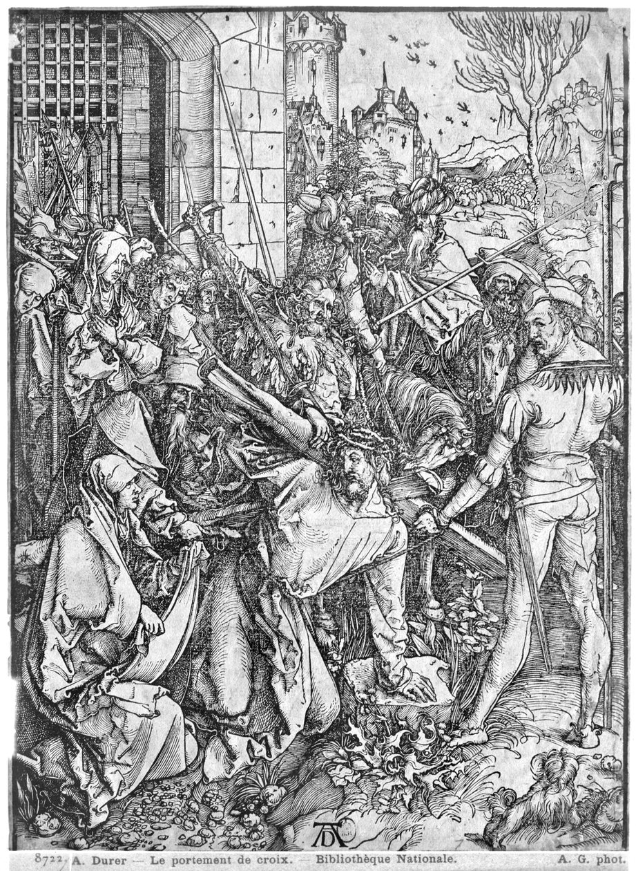 A kereszt hordozása alkotó: Albrecht Dürer