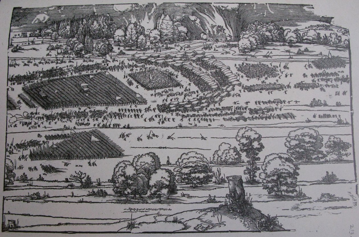 Egy erőd ostroma alkotó: Albrecht Dürer