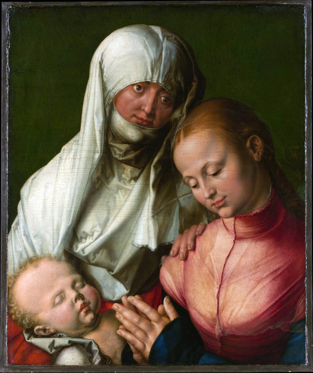 Szűz és gyermek Szent Annával alkotó: Albrecht Dürer