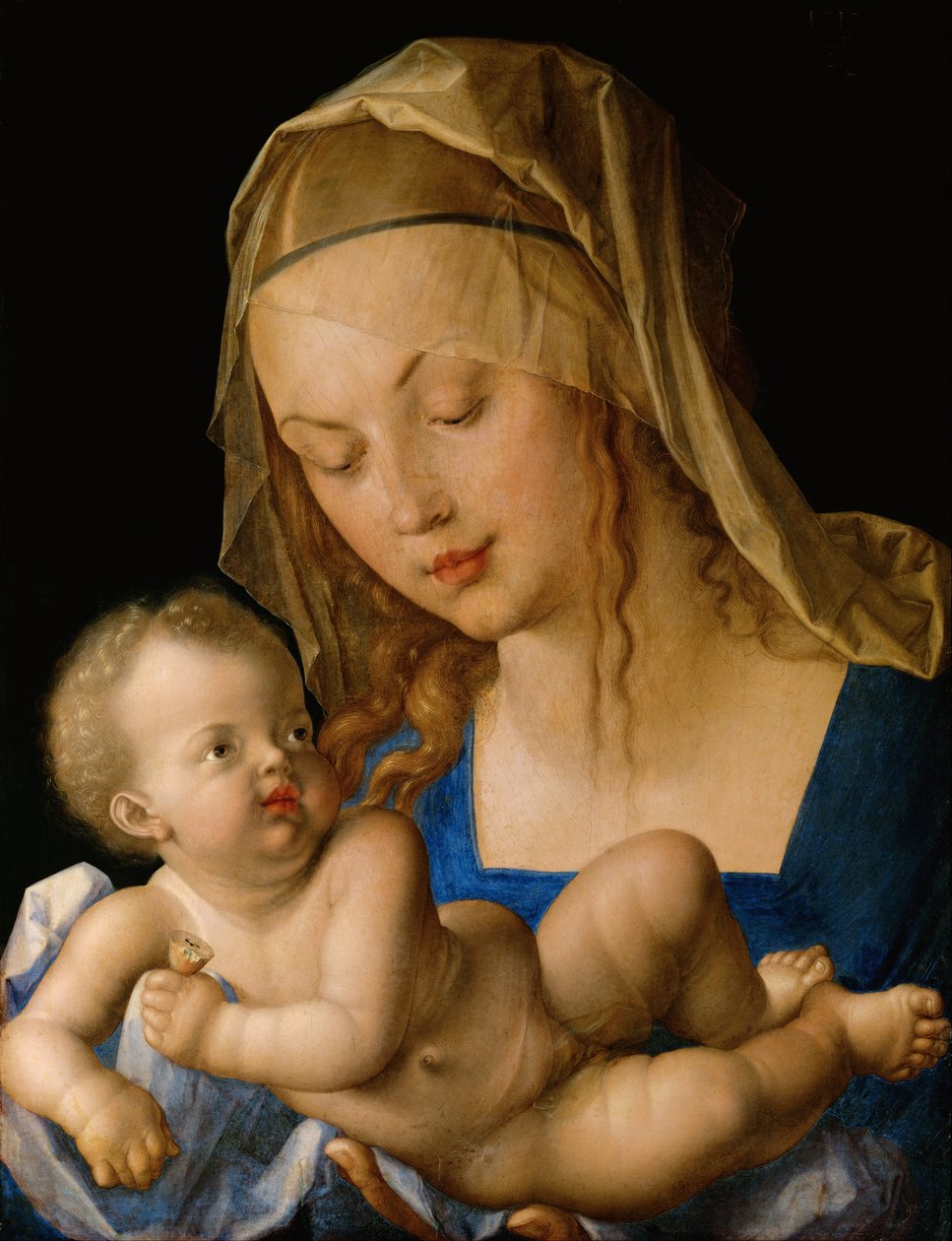 Szűz és gyermek körtével alkotó: Albrecht Dürer