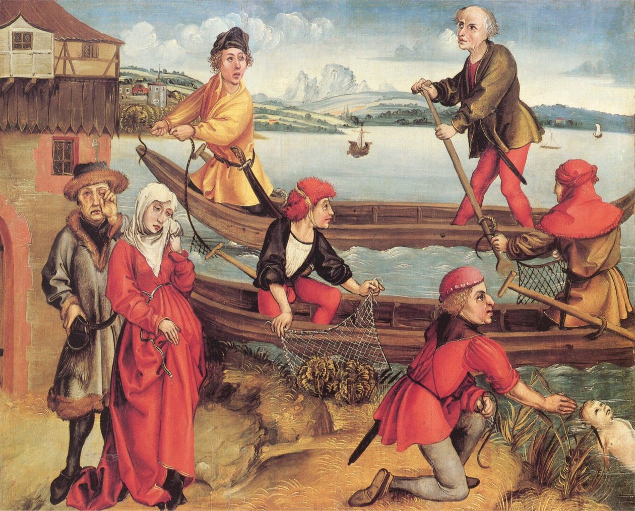 Csodálatos mentés egy fulladt fiúból Bregenzből alkotó: Albrecht Dürer