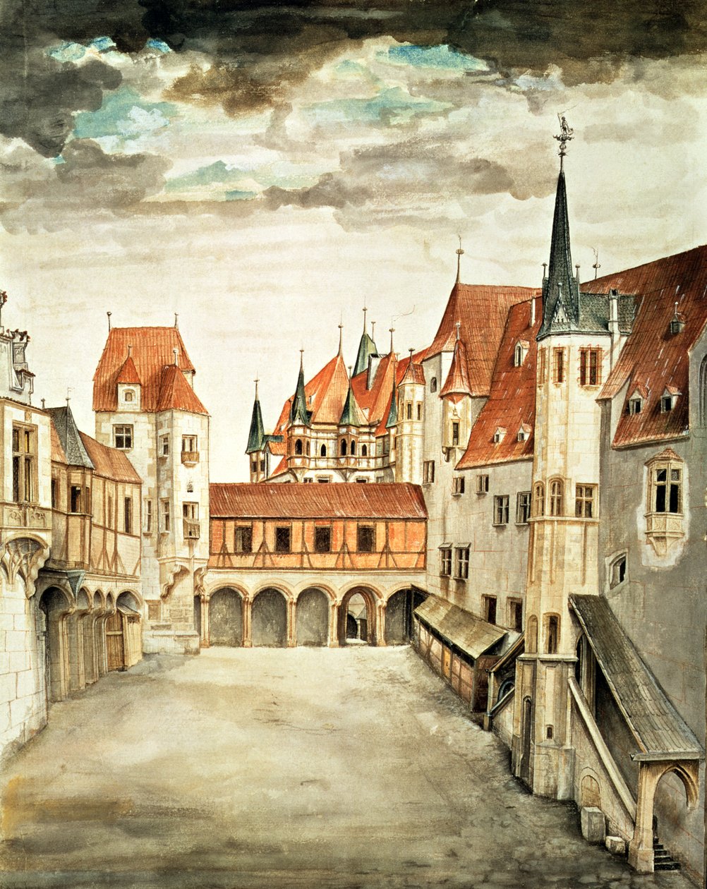 Várudvar, Innsbruck alkotó: Albrecht Dürer