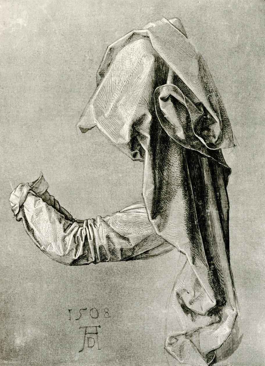 Drapériatanulmány egy apostolnak alkotó: Albrecht Dürer