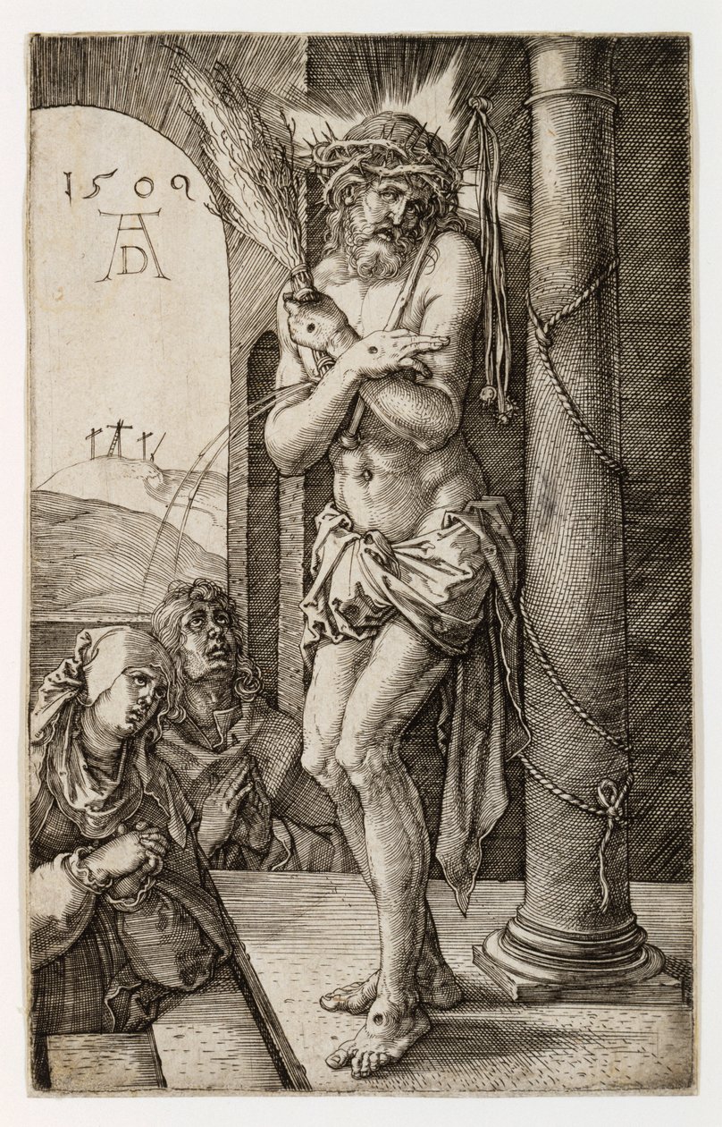 Fájdalmas ember, 1509 alkotó: Albrecht Dürer