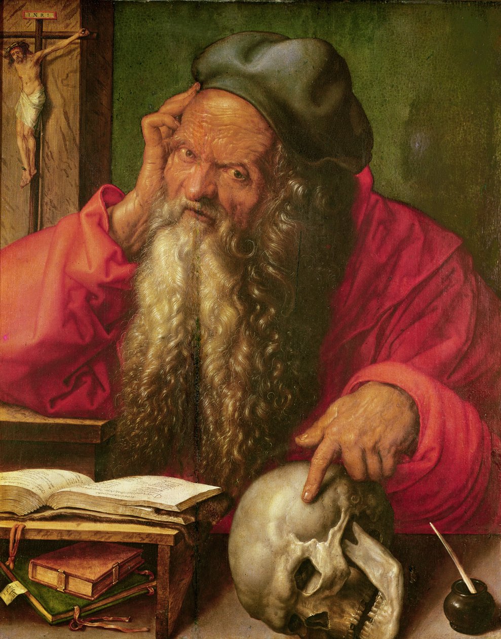 Szent Jeromos portréja, 1521 alkotó: Albrecht Dürer