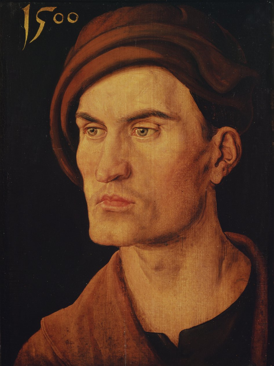 Fiatalember portréja, 1500 alkotó: Albrecht Dürer