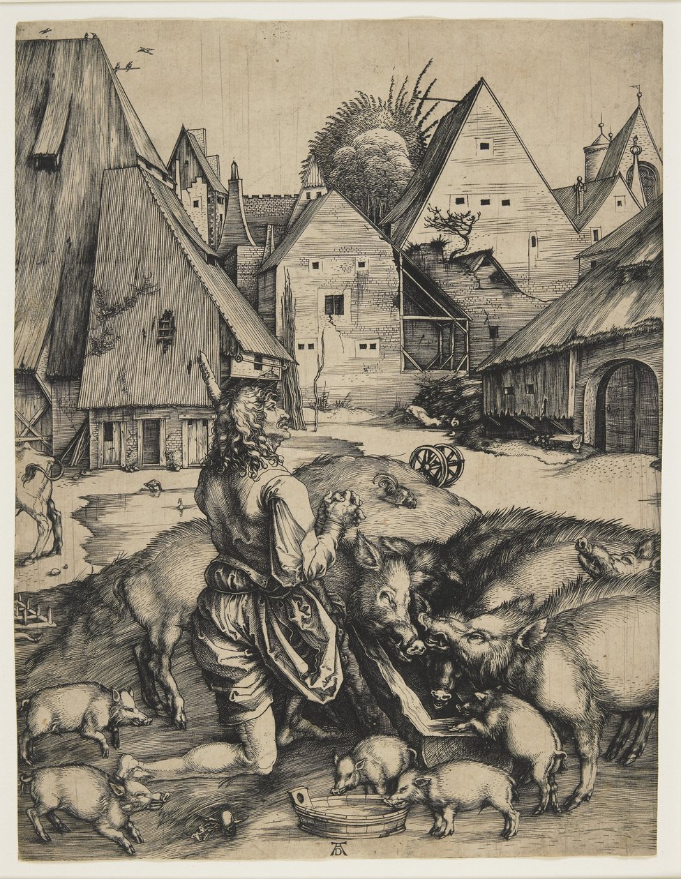 A tékozló fiú, 1496 alkotó: Albrecht Dürer