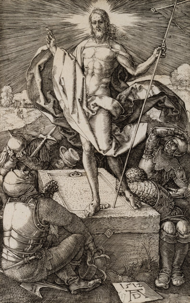 A feltámadás a Passióból, 1512 alkotó: Albrecht Dürer