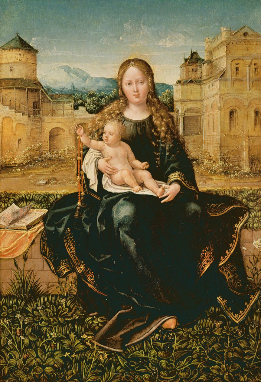 A Szűz és a Gyermek, 1498-1500 körül alkotó: Albrecht Dürer