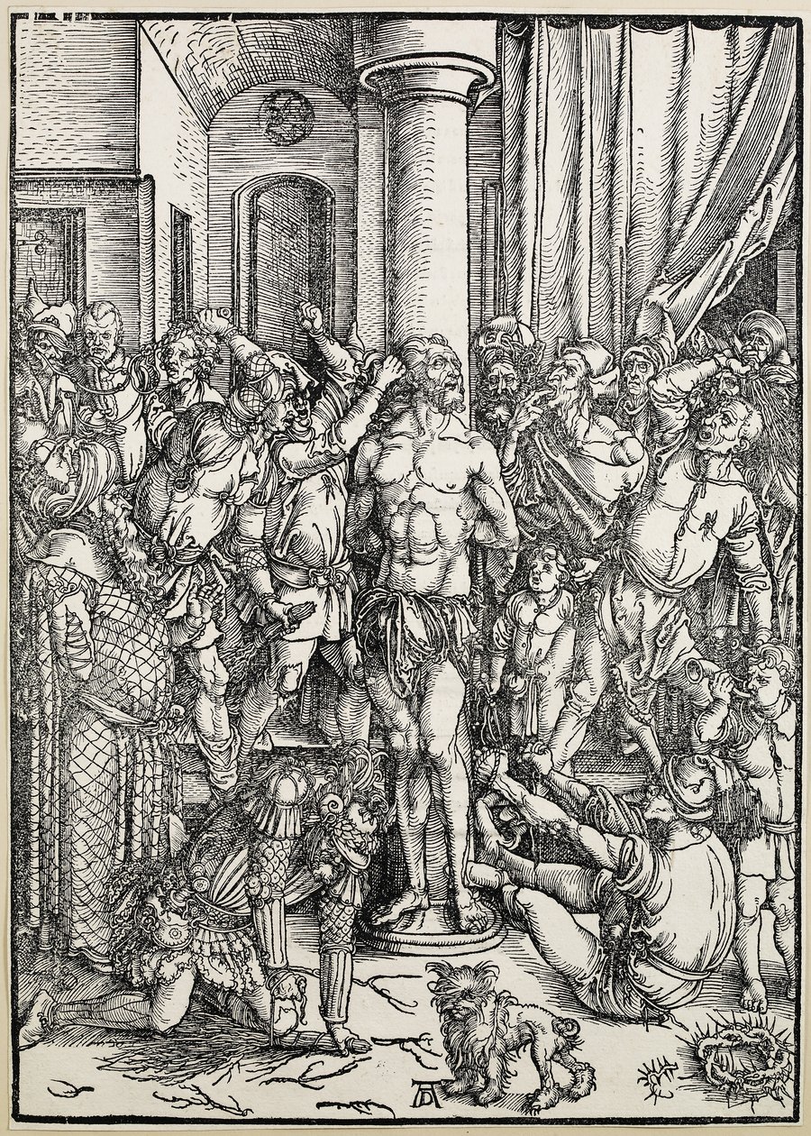 A flagelláció, 149697 körül alkotó: Albrecht Dürer