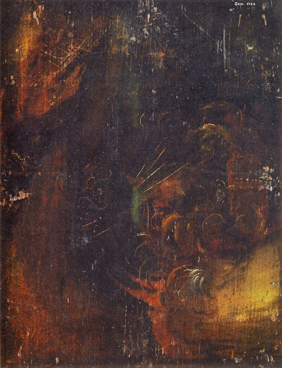 Cliff tájkép sárkánnyal alkotó: Albrecht Dürer