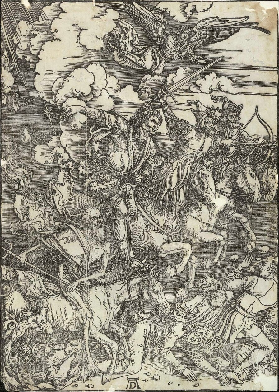 Az Apokalipszis négy lovasa alkotó: Albrecht Dürer