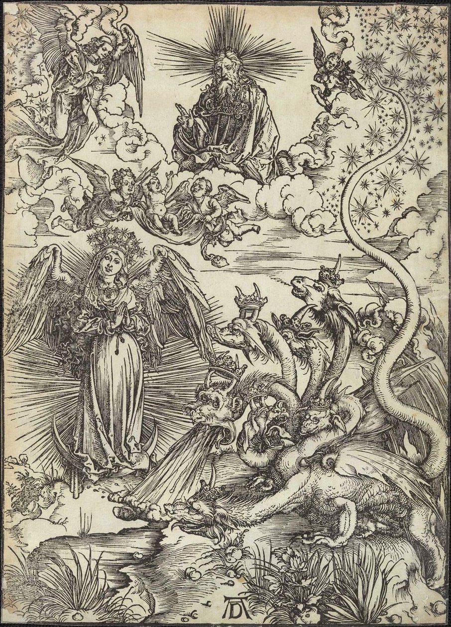 A Napba öltözött nő alkotó: Albrecht Dürer