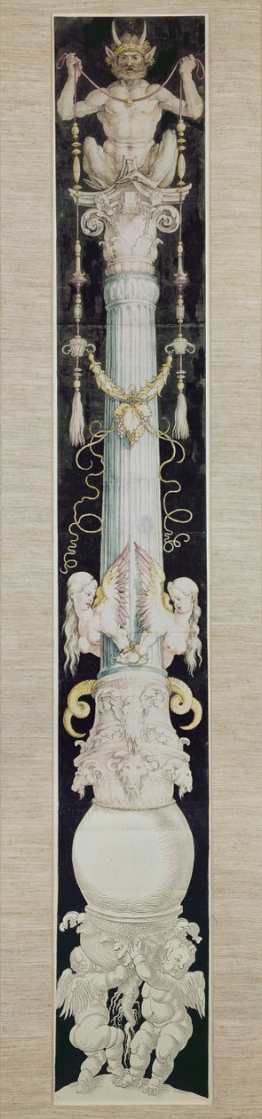 A Nagy Oszlop, 1515 körül (toll és tinta, mosás papíron) alkotó: Albrecht Dürer