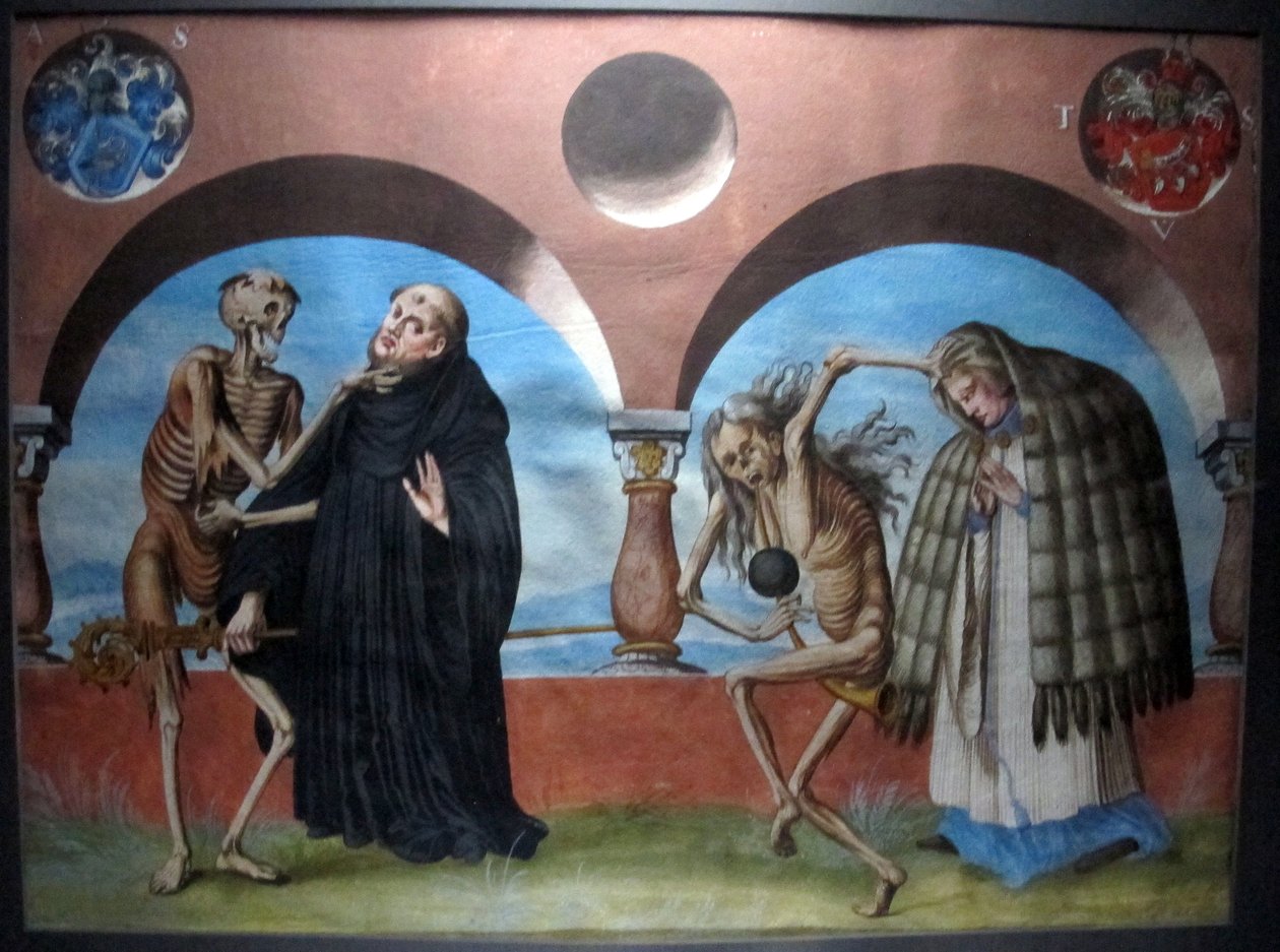 A berni domonkos temető Danse Macabre másolata alkotó: Albrecht Kauw