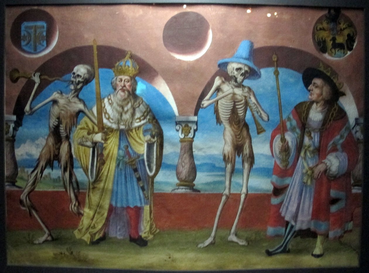 m. Manuel elveszett makapr táncának másolata a bern-i domonkos temetőből (1512-20) alkotó: Albrecht Kauw