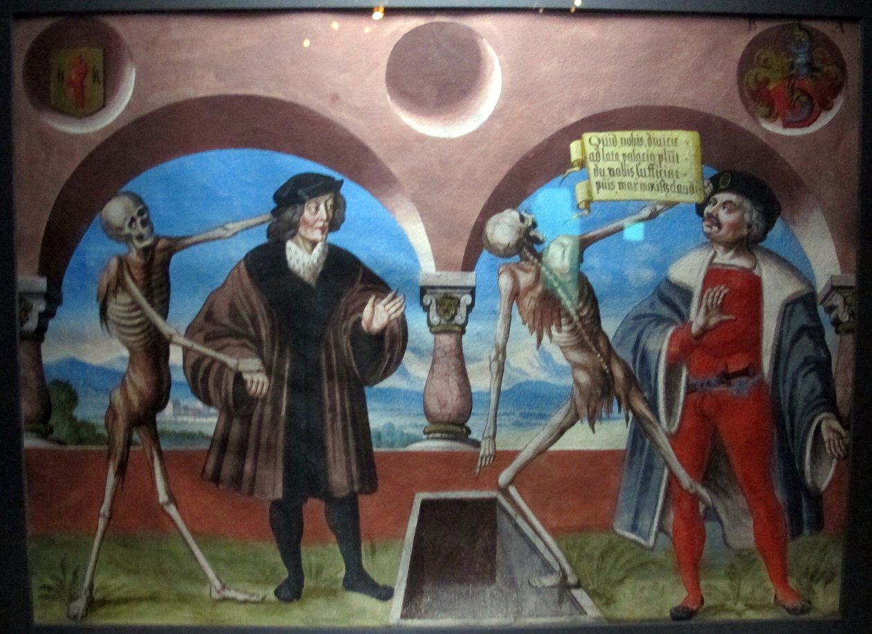 m. Manuel elveszett makapr táncának másolata a bern-i domonkos temetőből (1512-20) alkotó: Albrecht Kauw