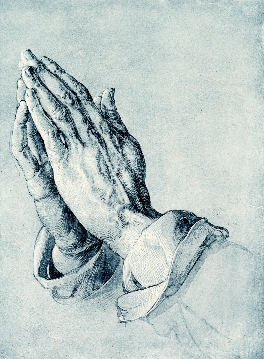 Egy apostol összekulcsolt kezeit alkotó: Albrecht Dürer