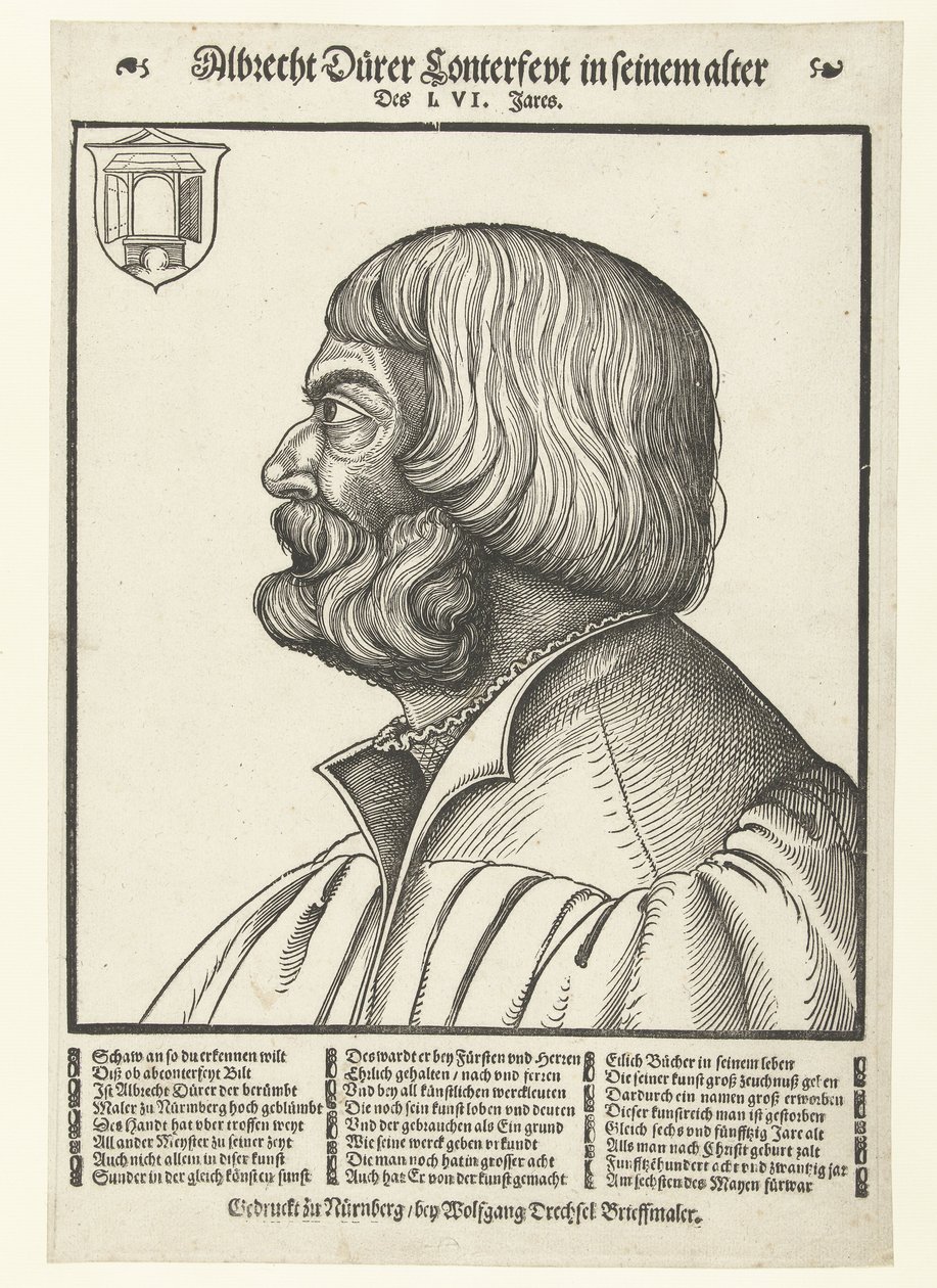 Albrecht Dürer (1471-1528) portréja alkotó: Albrecht (after) Durer or Duerer
